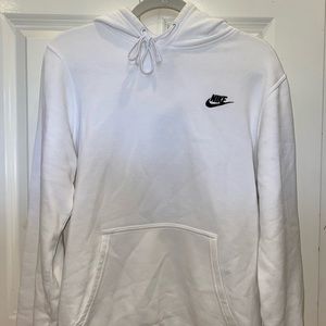 White Nike Hooded Sweatshirt